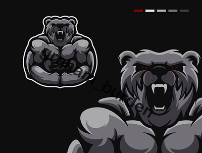 bear animation branding coreldraw design design art ilustration ilustrator logo sketch vector