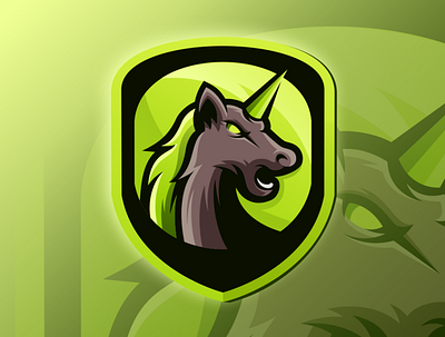 unicorn logo animation branding coreldraw design design art illustration ilustration ilustrator logo sketch vector