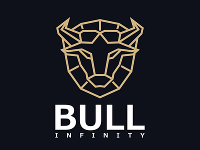 bull line logo app branding coreldraw design design art ilustration ilustrator logo sketch vector