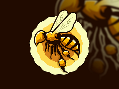 bee logo design