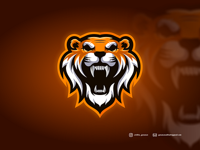 Tiger logo branding coreldraw design illustration ilustration ilustrator logo sketch tiger ui vector
