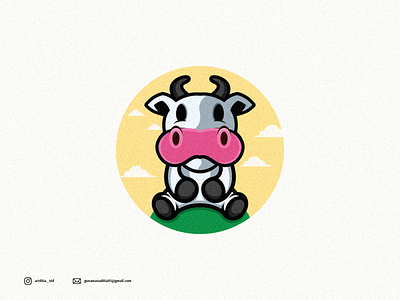COW LOGO DESIGN brand branding coreldraw cow design illustration ilustration ilustrator logo logotype sketch ui vector