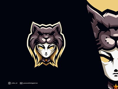 CAT GIRL LOGO DESIGN