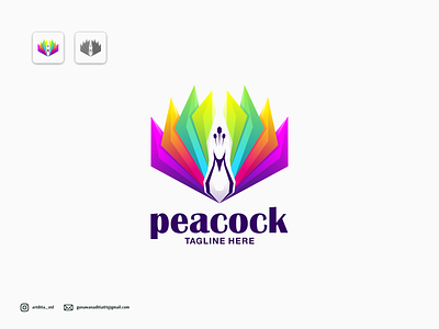 peacock logo branding coreldraw design illustration ilustration ilustrator logo sketch ui vector