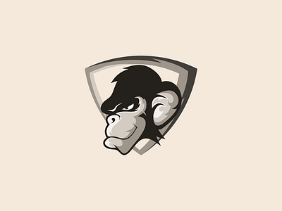 Monkey coreldraw ilustrator logo