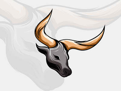 Bull ilustration logo