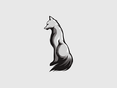 Wolf ilustration logo