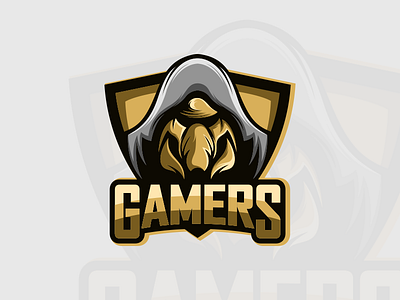 Gamers ilustration logo