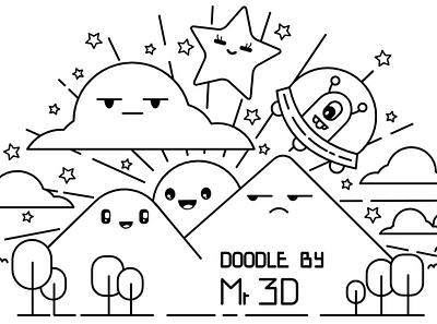 Doodle Art cute doodleart doodles gravit designer illustraion