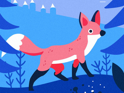 A fox illustration