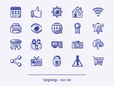 SLD Icon Set - Preview design icon icons set illustration web