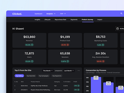 Analytics | Dashboard by Tanuja Paunikar on Dribbble