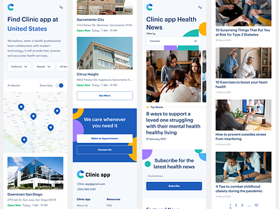 Clinic Responsive Web App