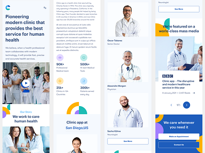 Clinic Responsive Web App