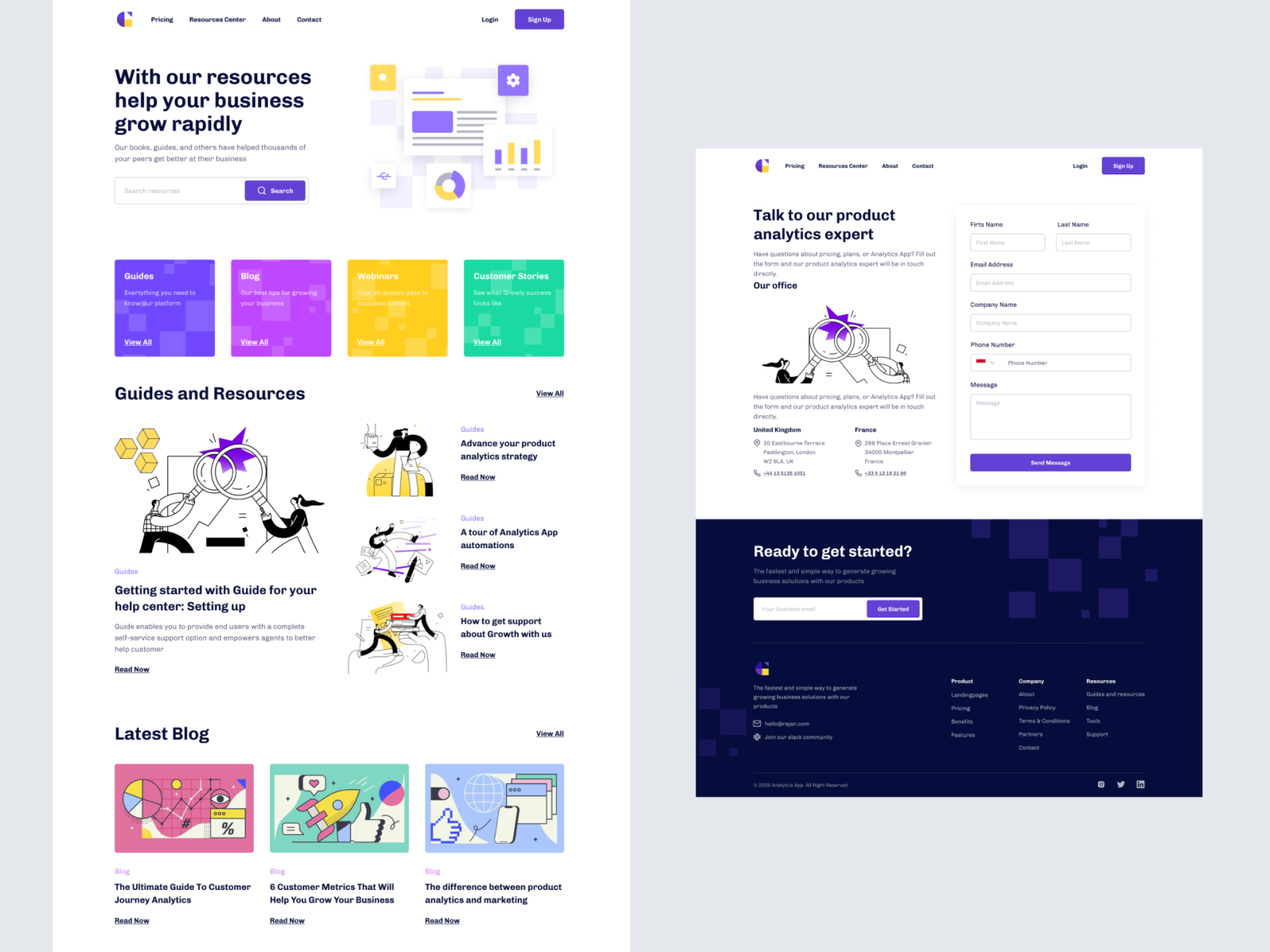 Analytics App Landing Page By Top Designer On Dribbble Analytics App Landing Page By Top Designer On Dribbble