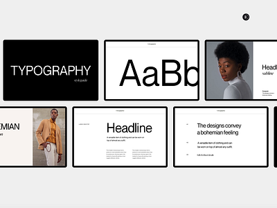 typography style guide branding clean design header minimal styleguide typography ui ux visual web