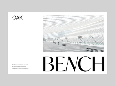 Architecture bench