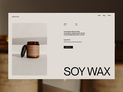 soy wax shop