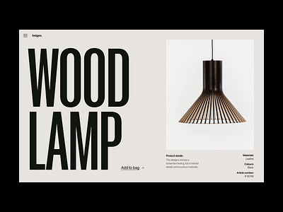 Wood lamp webshop