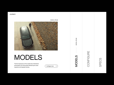Car journey branding car design header minimal shop travel typography ui ux web