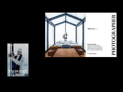 Pristine - Photographer branding design grid header minimal photographer portfolio typography ui ux web website