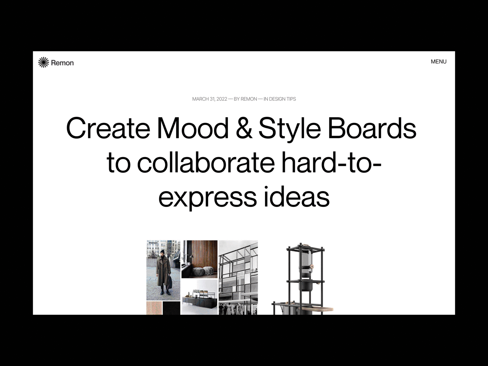 Create Mood & Style Boards - Blog article