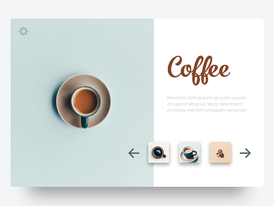 Coffee clean coffee design floor graphic header minimal ui ux visual web white