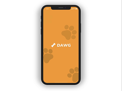 Dog Shelter App adopt animal app animation design dog flat madewithstudio minimal motion orange shelter showcase ui ux