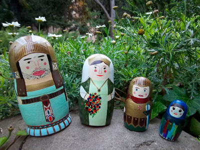 Matrioshkas family matrioshka matrioshkas portrait russia russian wodden wood