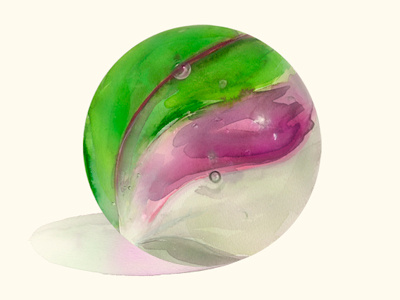 Ninja Turtle Donatello marble Portrait 3d ball donatello marble ninja turtle painting teenage mutant ninja turtles tmnt watercolor