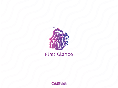 First Glance branding calligraphy plastic surgery logo typography