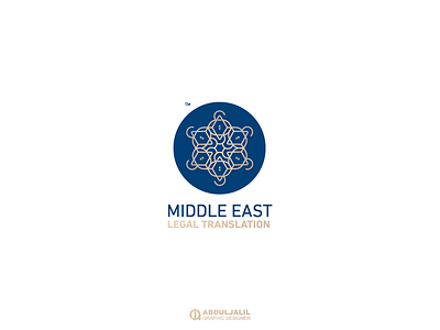 Middle East Legal Translation branding calligraphy logo typography
