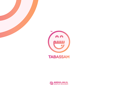 Tabassam (Smile) | تبسّم branding logos smile typography