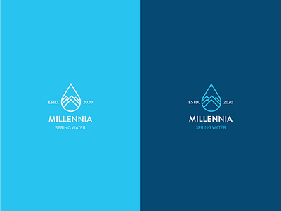 Millennia - Spring Water - Logo