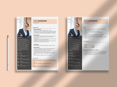 Resume or CV Design curriculum vitae cv resume resume design