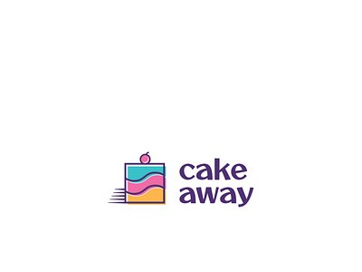 Logo for "Cake Away" colors logo logoforbranding