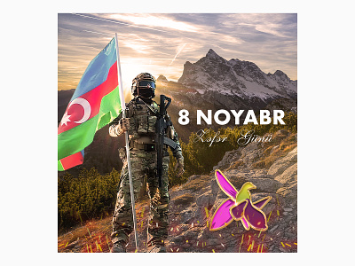 "Victory Day of Azerbaijan" colors graphic graphic design photoshop po poster poster design