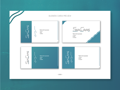 Business card design "SeaCras"