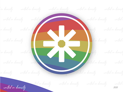Profile icon redesign colorful diversity facebook minimalistic minimalistic logo pride profile icon star unity