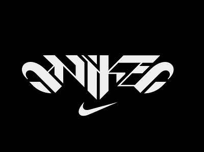 Nike © Lettering design illustration lettering nike typography