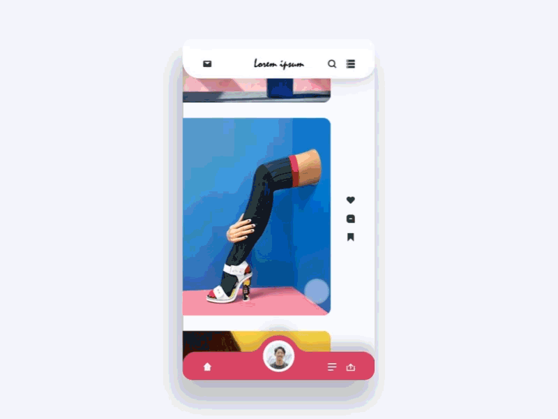 Motion Update for Comments Section - Daily UI challenge comment dailychallenge dailyinspiration illustrator interaction media mockup motion social ui userinterface
