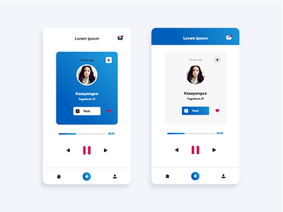 Main layout of the side project - Daily UI challenge