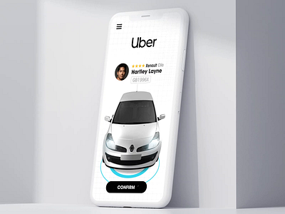 Uber Redesign Concept after animation app cinema 4d design mockup motion prototype uber ui ux