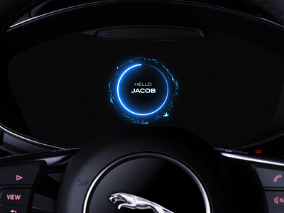 Vehicle GUI Concept animation car cinema 4d design gui interactive interative motion ui ux vehicle