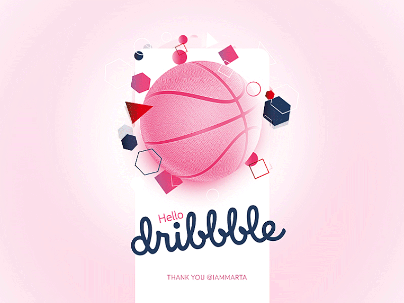 Hello Dribbble! #FirstShot animation design flat gif illustration motion ui ux