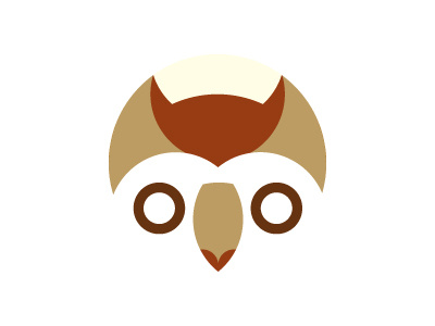 Owl art design icon logo nature