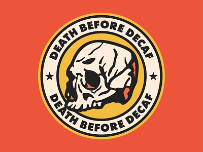 Death Before Decaf - Coaster