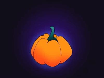 Trick or treat 🎃 Pumpkin animation halloween animation pumpkin gif