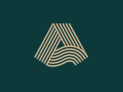 A a branding brandmark geometric grids icon identity illustration letter logo design logotype mark minimal modren monogram motion simple strips symbol typography