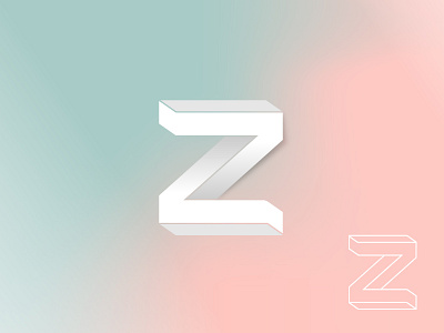 Z branding brandmark geomatric gradient icon letter letter z lettering lettermark logo logo design logo designer mark monogram outline symbol type vick vick ben white
